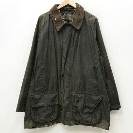 【中古】Barbour バブアー オイルドジャケット サイズ：48/122 カラー：グリーン 90S BEAUFORT:3ワラント / アメカジ【f093】