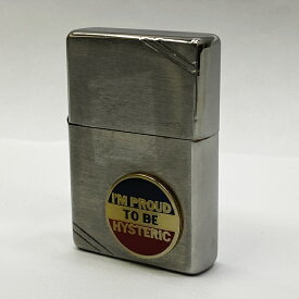 【中古】 HYSTERIC GLAMOUR ヒステリックグラマー ZIPPO ジッポー ライター サイズ：- カラー：シルバー 19年製 I'M PROUD TO BE【f134】