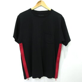 【中古】SOPHNET.｜ソフネット 半袖Tシャツ サイドジップTシャツ ブラック サイズ：M【f103】