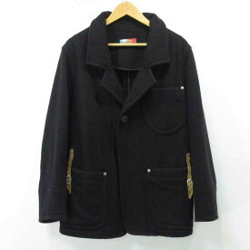 【中古】MONITALY｜モニタリー ウールジャケット ネルトンウールジャケット ブラック サイズ：M【f093】
