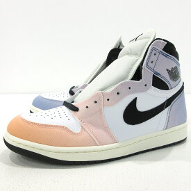 【中古】NIKE｜ナイキ スニーカー AIR JORDAN 1 RETRO HIGH OG CRAFT Multi-Color DX0054-805 オレンジ×パープル マルチカラー サイズ：27.5cm【f126】