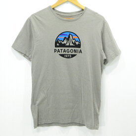 【中古】Patagonia｜パタゴニア 半袖Tシャツ フィッツロイ スコープ オーガニック Tシャツ グレー サイズ：S【f100】