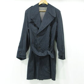 【中古】MILITARY衣料｜ミリタリー衣料 トレンチコート Raincoat イギリス空軍 ネイビー サイズ：8【f093】