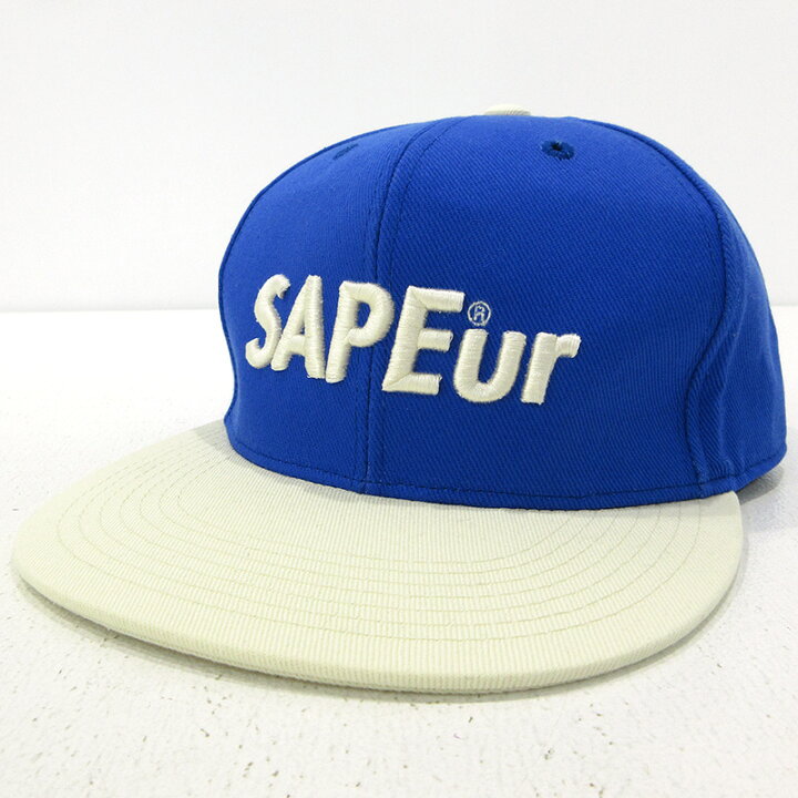 楽天市場】【中古】SAPEur｜サプール スナップバックキャップ ブルー 