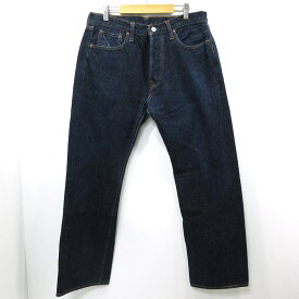 【中古】DENIME｜ドゥニーム デニムパンツ ボタンフライ D-HG1116 ブルー系 サイズ：W34【f107】