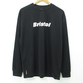【中古】F.C.Real Bristol (FCRB)｜エフシーレアルブリストル 長袖Tシャツ POLARTEC POWER DRY L/S TRAINING TOP ブラック サイズ：XL【f103】