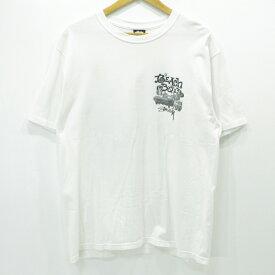 【中古】STUSSY｜ステューシー ビーチボーイズ半袖Tシャツ Beach Boys ホワイト サイズ：L【f103】