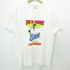 【中古】6（ROKU）｜ロク エルトンジョン ベースボールTシャツ ホワイト サイズ：XL【f110】