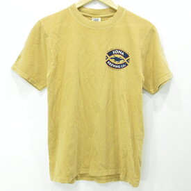 【中古】Crazy Shirts｜クレイジーシャツ 半袖Tシャツ ベージュ サイズ：S【f101】