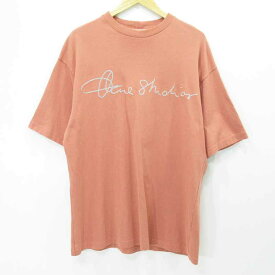 【中古】Acne studios｜アクネストゥディオズ 半袖Tシャツ ピンク系 サイズ：S【f108】