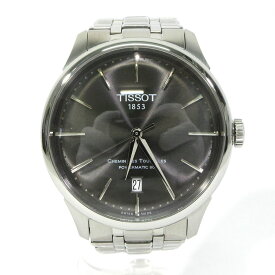 【中古】TISSOT｜ティソ T139.807.11.061.00 CHEMIN DES TOURELLES POWERMATIC 80 39MM / アナログ 自動巻き 腕時計 グレー系×シルバー【f131】