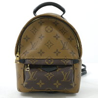 【中古】LOUISVUITTON｜ルイ・ヴィトンモノグラム・リバースパームスプリングスバックパックMINIバックパックミニリュックM44872/FL3158ブラウン【f122】