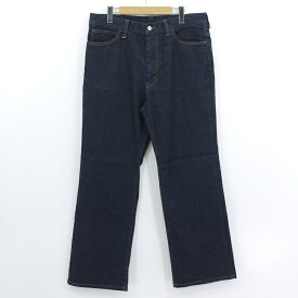 【中古】SOPHNET.｜ソフネット FLARED PANTS　フレアパンツ　ジップフライデニムパンツ　SOPH-212036 インディゴブルー サイズ：XL【f107】