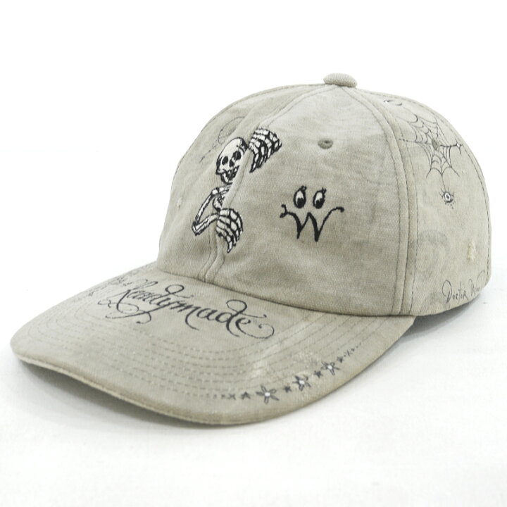 楽天市場 中古 Readymade Dr Woo レディメイド ドクターウー キャップ 帽子 Vintege Cotton ヴィンテージコットン グレー系 サイズ F F118 お宝市番館