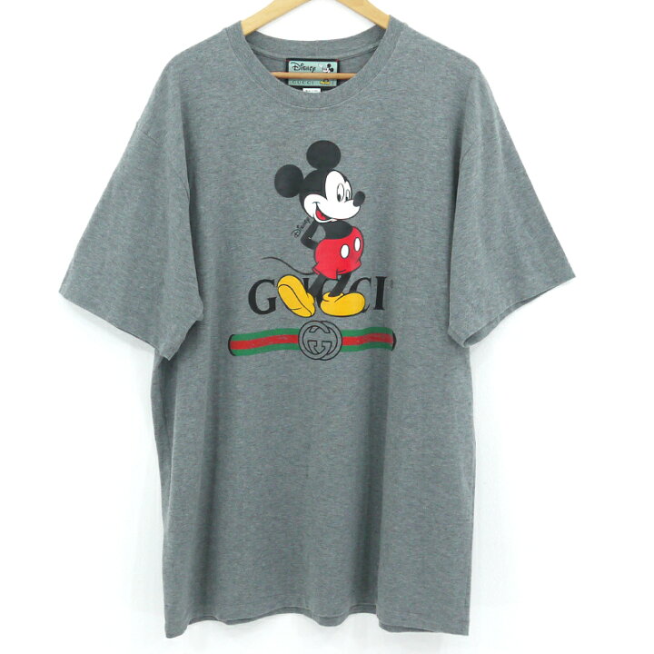 Gucci Disney ミッキーマウス プリントTシャツ グレー