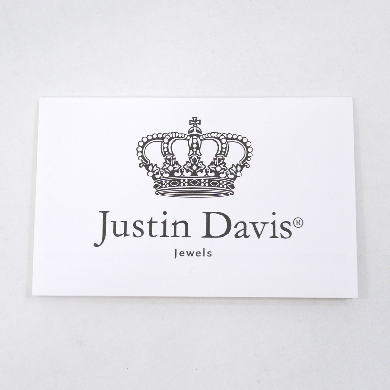 【中古】JUSTIN DAVIS｜ジャスティン デイビス SRJ372 JUBILEE BAND CLEAR　リング 指輪 シルバー  サイズ：＃21【f134】 | お宝市番館
