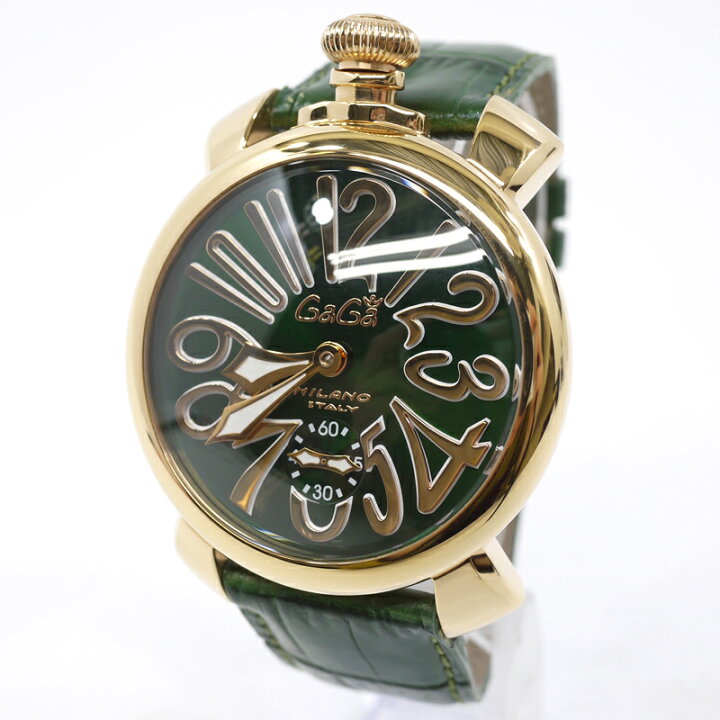 楽天市場】【中古】GaGa MILANO｜ガガミラノ MANUALE 48MM GOLD PLATED 