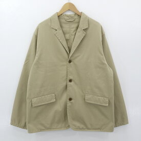 【中古】nanamica｜ナナミカ Chino Jacket チノジャケット テーラードジャケット ベージュ系 サイズ：L【f092】