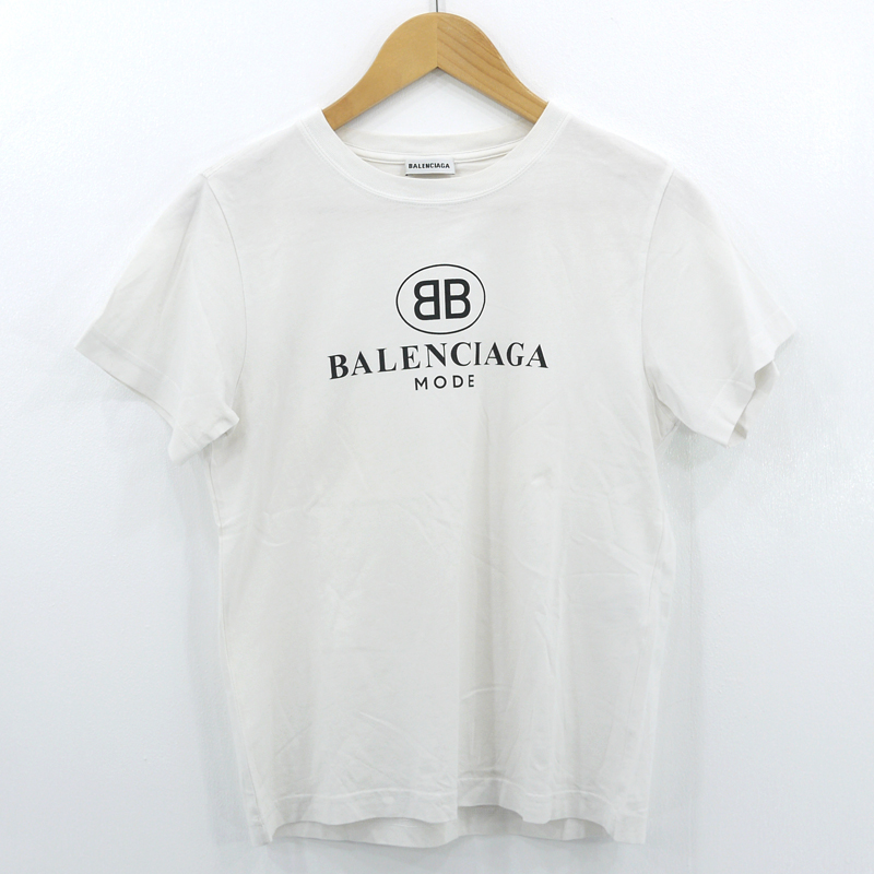 楽天市場】【中古】BALENCIAGA｜バレンシアガ BBロゴ 半袖Tシャツ