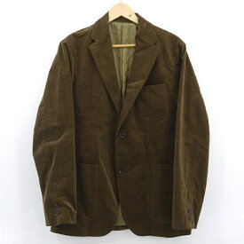 【中古】uniform experiment｜ユニフォームエクスペリメント CORDUROY 3BUTTON JACKET　コーデュロイ3ボタンジャケット　テーラードジャケット　UE-202049 ブラウン サイズ：4【f095】