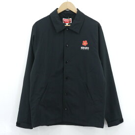 【中古】KENZO｜ケンゾー Boke Flower コーチ ジャケット ブラック サイズ：XS【f108】