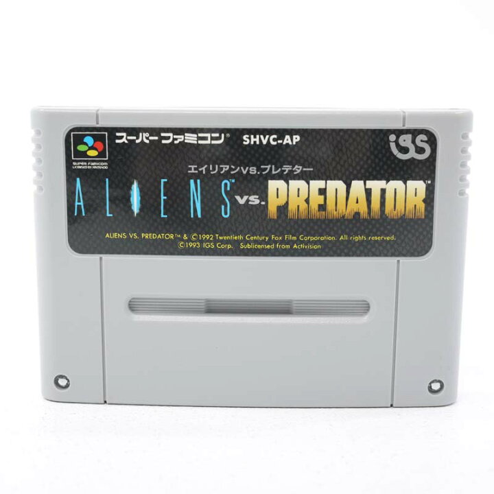 楽天市場】【中古】エイリアン VS プレデタースーパーファミコンソフト 