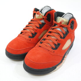 【中古】NIKE｜ナイキ WMNS AIR JORDAN 5 RETRO　DD9336-800　スニーカー レッド系 サイズ：24.0cm【f128】