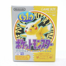 【中古】ポケットモンスター ピカチュウGBソフト　ゲームボーイソフト【レトロ】