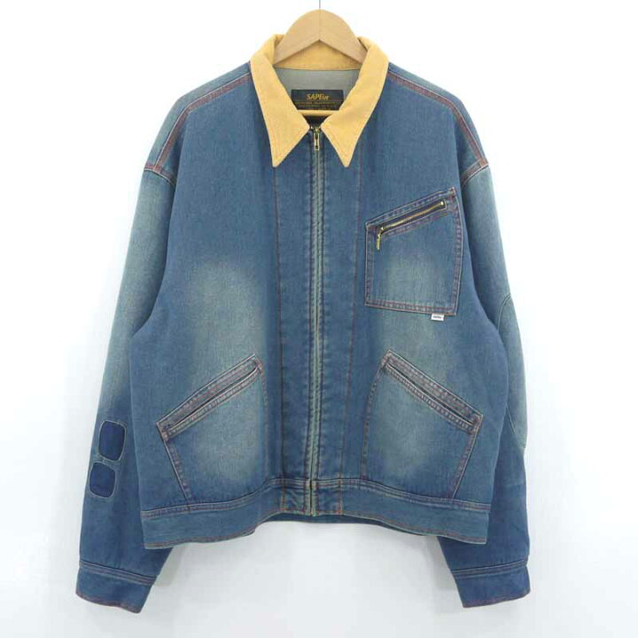 楽天市場】【中古】SAPEur｜サプール デニムワークジャケット ブルー 