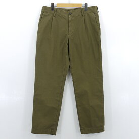 【中古】BENINE｜ビーナイン Dead stock oxford chino pants　デッドストックオックスフォードチノパン　BN00-201 カーキ サイズ：L【f107】