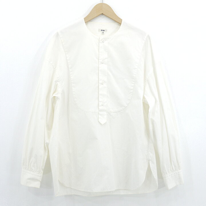 楽天市場】【中古】Scye｜サイ 長袖ブラウス シャツ ノーカラー MPS 
