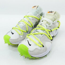 【中古】NIKE｜ナイキ OFF-WHITE　W NIKE ZOOM TERRA KIGER 5/オフホワイト　コラボ　ズーム テラカイガー 5　CD8179-100　スニーカー グリーンなど サイズ：23.0cm【f128】