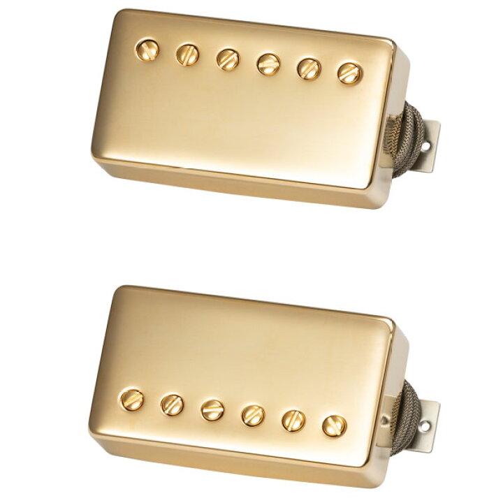 楽天市場】Gibson/Custombucker Set/True Historic Gold Covers/Double 