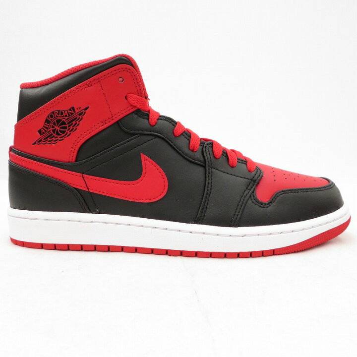 楽天市場】【中古】NIKE|ナイキ Air Jordan 1 Mid "Bred Toe"/エアジョーダン1 ミッド "ブレッドトゥ" DQ8426- 060 スニーカー レッド サイズ:28cm【f126】 : お宝市番館