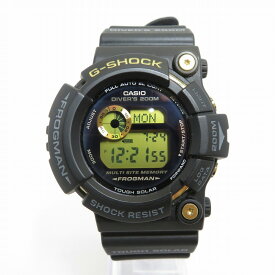 【中古】CASIO｜カシオ G-SHOCK FROGMAN/ジーショック フロッグマン ドーンブラック 25周年記念 GW-225A-1JF デジタルソーラー 腕時計 ブラック【f131】