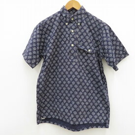 【中古】Engineered Garments｜エンジニアードガーメンツ シャツ シャツ半袖 ネイビー サイズ：XS / セレクト【f99】