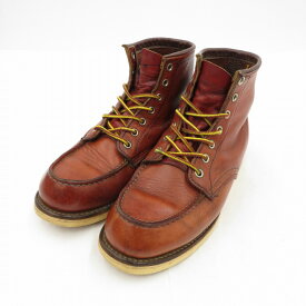 【中古】RED WING｜レッドウィング クラシックワーク 四角犬タグ 8875 ブーツ ブラウン サイズ：US7.5(25.5cm程度)【f127】