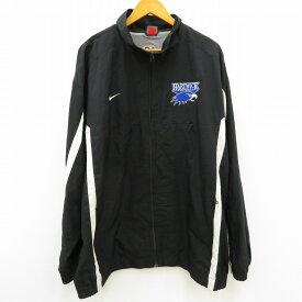 【中古】NIKE(VINTAGE)｜ナイキ(ビンテージ) HARTWICK/ハートウィック ナイロンジャケット ブラック サイズ：XXL【f105】