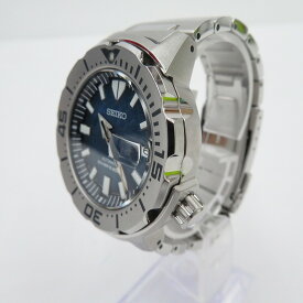 【中古】SEIKO｜セイコー PROSPEX　プロスペックス　ダイバースキューバ　Save the Ocean スペシャルエディション　アナログ自動巻き腕時計　SBDY115 文字盤：ブルー系、ベルト：シルバー【f131】