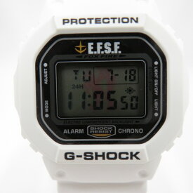 【中古】CASIO｜カシオ G-SHOCK ジーショック DW-5600VT 機動戦士ガンダム 30周年記念モデル RX-78-2 デジタル 腕時計 ホワイト【f131】