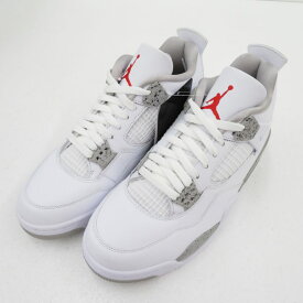 【中古】NIKE｜ナイキ AIR JORDAN 4 RETRO/エア ジョーダン 4 レトロ　CT8527-100　スニーカー ホワイト サイズ：27.5cm【f126】