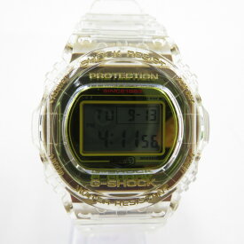 【中古】CASIO｜カシオ G-SHOCK　ジーショック　GLACIER GOLD/グレイシアゴールド 　DW-5735E-7JR　デジタルクオーツ　腕時計 クリア(ベルト)【f131】