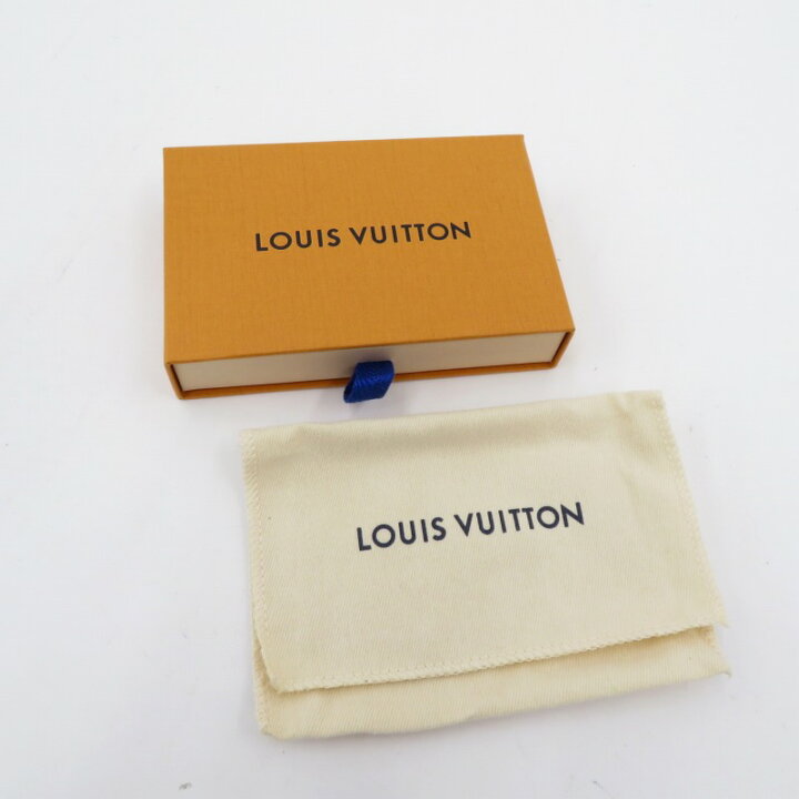 Louis Vuitton M8138F LV Padlock Bracelet, Black, 17
