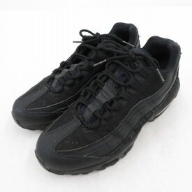 【中古】NIKE｜ナイキ AIR MAX 95 ESSENTIAL/エアマックス 95 エッセンシャル　CI3705-001 スニーカー ブラック サイズ：27.5cm【f126】