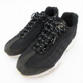 【中古】NIKE×STUSSY｜ナイキ×ステューシー AIR MAX 95/エア マックス 95/834668-001 スニーカー ブラック サイズ：26.0cm【f126】