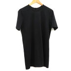 【中古】Rick Owens｜リックオウエンス Tシャツ半袖　DU18S3250-RN/18SS　 ブラック サイズ：XS【f108】