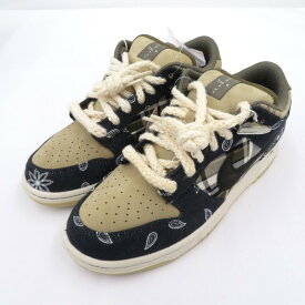 【中古】NIKE｜ナイキ TRAVIS SCOTT × NIKE SB DUNK LOW/トラヴィススコット×ナイキSB ダンク ロー CT5053-001 スニーカー マルチ サイズ：27.0cm【f126】