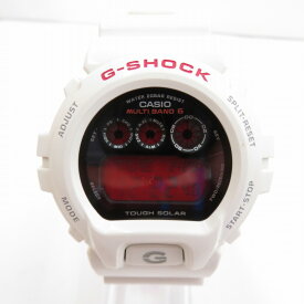 【中古】CASIO｜カシオ G-SHOCK　ジーショック　GW-6900F　デジタル電波ソーラー　腕時計 ホワイト【f131】