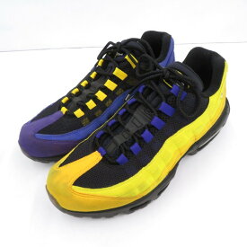 【中古】NIKE｜ナイキ Air Max 95 NRG "Lebron/Lakers"/エアマックス95 エナジー "レブロン/レイカーズ"　CZ3624-001　スニーカー パープル×イエロー サイズ：27.5cm【f126】