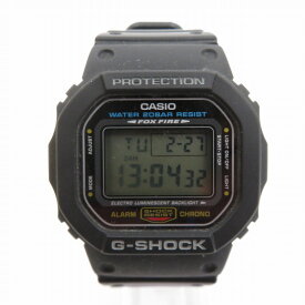 【中古】CASIO｜カシオ G-SHOCK ジーショック　DW-5600E-1　デジタルクォーツ　腕時計 ブラック【f131】